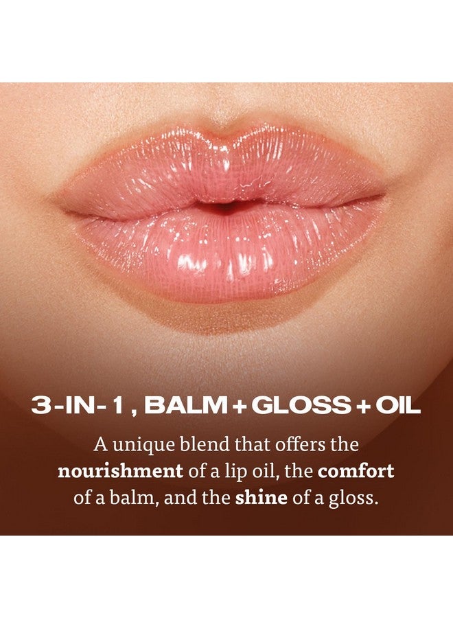 Sacheu Lip Elixir Nourishing and Hydrating Lipgloss. Moisturizing & Plumping Lip Gloss Enriched with Collagen. Non-Sticky Lip Color, Smooth High-Shine Finish. Vegan & Cruelty-Free, Bunny Ear - Clear - Image 3