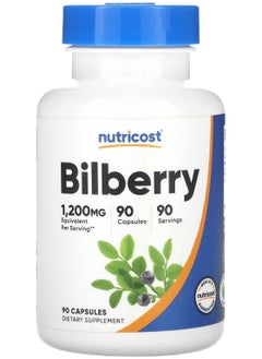 Bilberry, 1,200 mg, 90 Capsules