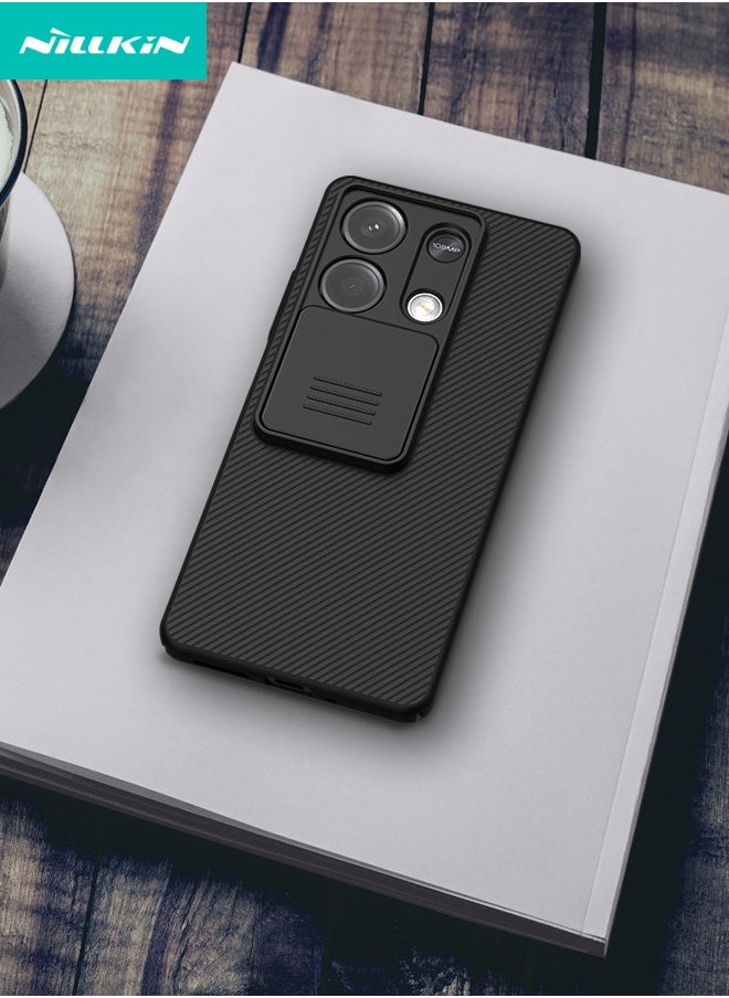 Nillkin - Redmi Note 13 Case(Not 4G), Slide Camera Case Design, 360° Full Body Coverage Shockproof Phone Back Cover,  Anti-Fall Anti-Scratch Anti-fingerprint Protective Case for Redmi Note 13 5G, Black - Image 1
