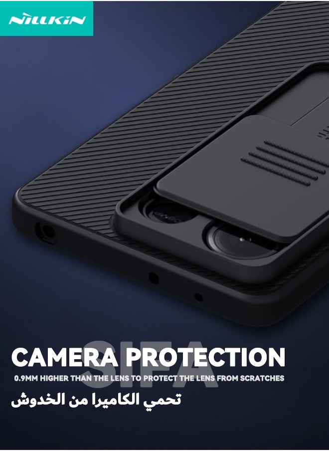 Nillkin Redmi Note 13 Case(Not 4G), Slide Camera Case Design, 360° Full Body Coverage Shockproof Phone Back Cover,  Anti-Fall Anti-Scratch Anti-fingerprint Protective Case for Redmi Note 13 5G, Black  - Image 3
