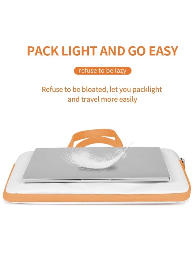 حقيبة لاب توب و ماك بوك (15.6) بوصة أنها مقاومة للسقوط و الماء هي حقيبة يد ذات تصميم بسيط للرجال والنساء 42*30.5*3.5 سم - Image 4