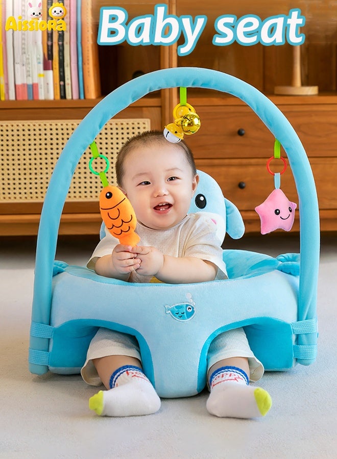Aissiora Baby Sitting Chair, Baby Sofa, Baby Support Seat, Learning Sitting Chair, Soft Plush Floor Sofa for Baby， Suitable for Boys and Girls - Image 1