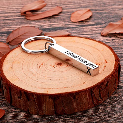 Fleure Esme Valentines Gifts for Him 11 Year Anniversary Keychain Gifts for Boyfriend Husband Her from Wife Girlfriend Christmas Stocking Stuffers Birthday Gifts for Couple Men 11 Anniversary Wedding Love Gifts - Image 2