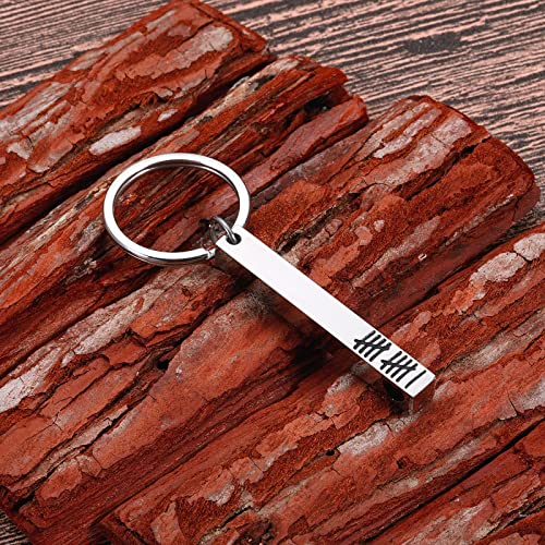 Fleure Esme Valentines Gifts for Him 11 Year Anniversary Keychain Gifts for Boyfriend Husband Her from Wife Girlfriend Christmas Stocking Stuffers Birthday Gifts for Couple Men 11 Anniversary Wedding Love Gifts - Image 3