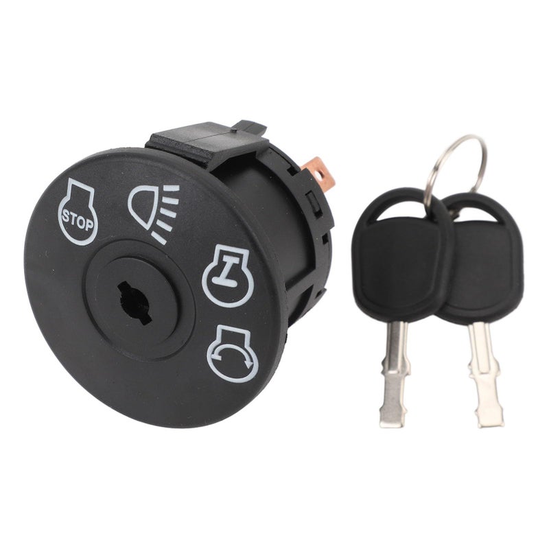 High Durability Metal Alloy Ignition Starter Switch with 2 Keys for Lawn Mower Tractor - Image 5