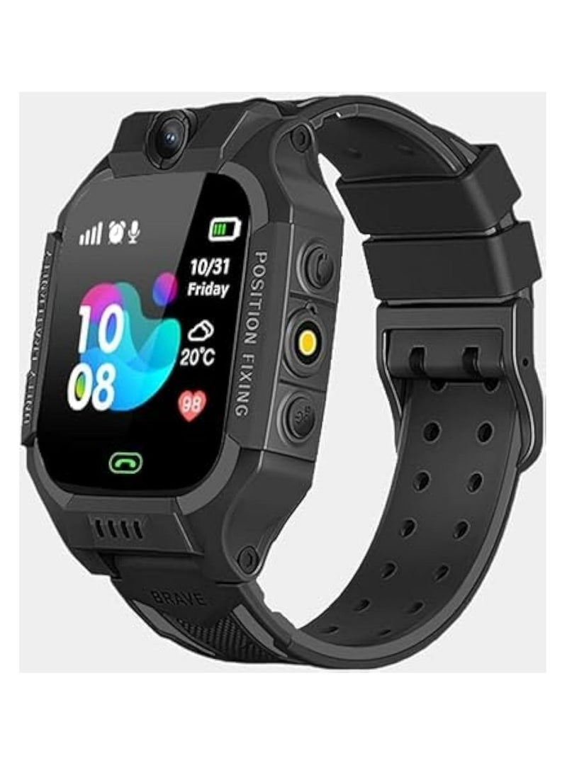 Nabi Z7A Kids Smartwatch with 1.44-inch HD touchscreen – Two-way calling – GPS tracking – SOS button – 400mAh battery – Black - Image 2
