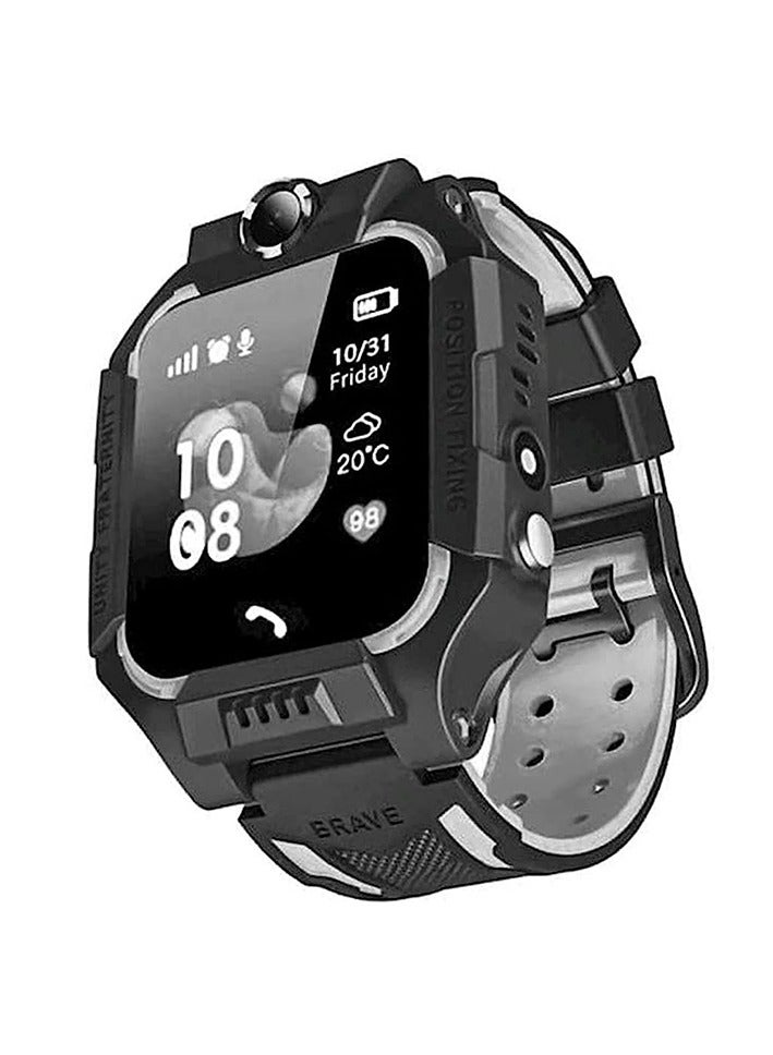 Nabi Z7A Kids Smartwatch with 1.44-inch HD touchscreen – Two-way calling – GPS tracking – SOS button – 400mAh battery – Black - Image 3