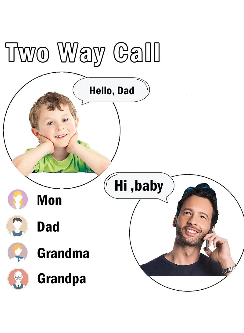 Nabi Z7A Kids Smartwatch with 1.44-inch HD touchscreen – Two-way calling – GPS tracking – SOS button – 400mAh battery – Black - Image 4