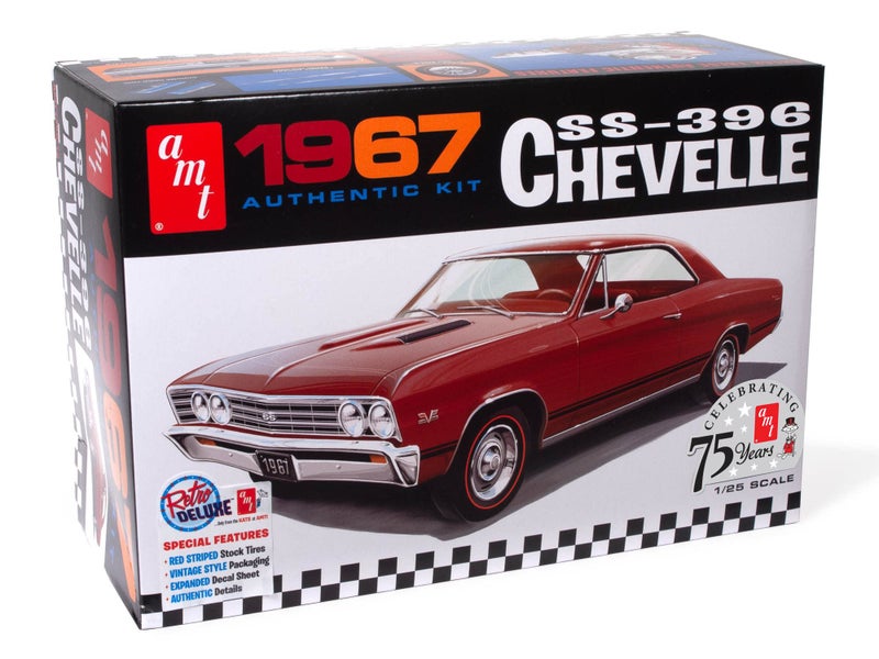 Amt 1967 Chevrolet Chevelle Ss396 1:25 Scale Model Kit - Image 1