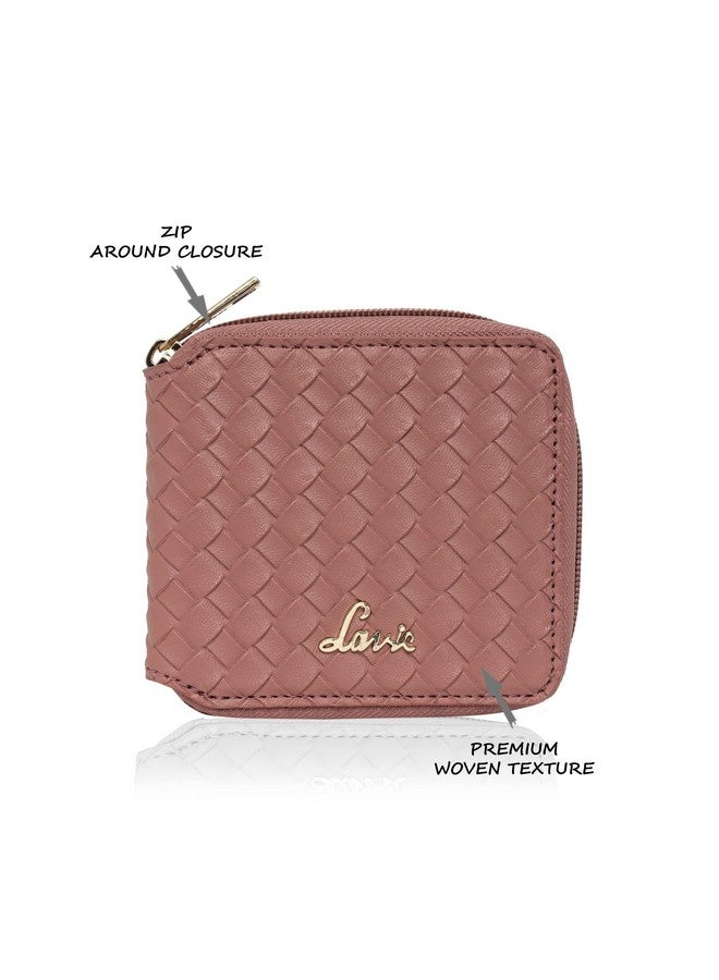 Lavie Women's Bot Pro Compact Zip Around Wallet D Pink Ladies Purse Handbag - Image 3