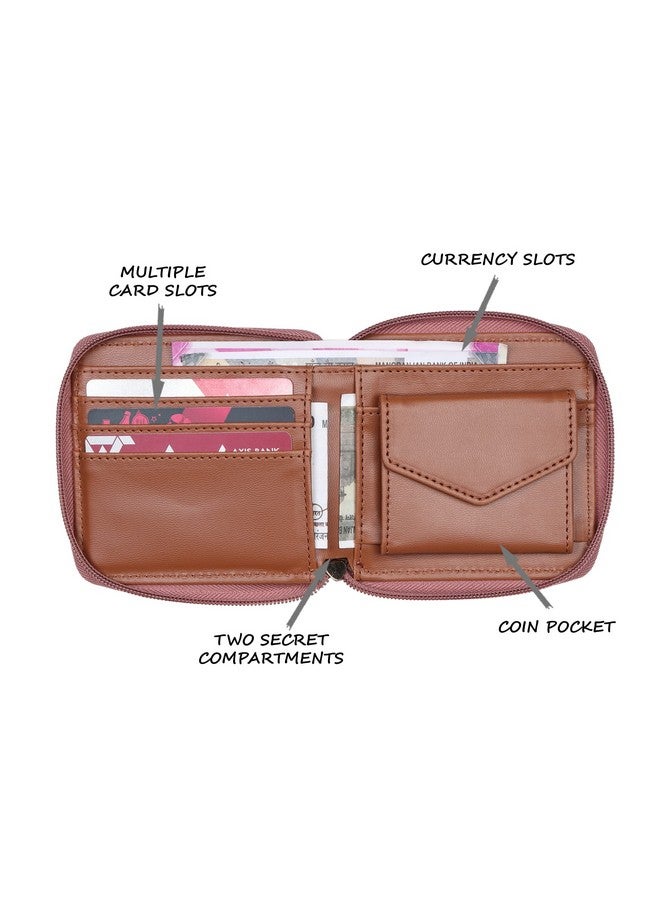 Lavie Women's Bot Pro Compact Zip Around Wallet D Pink Ladies Purse Handbag - Image 5