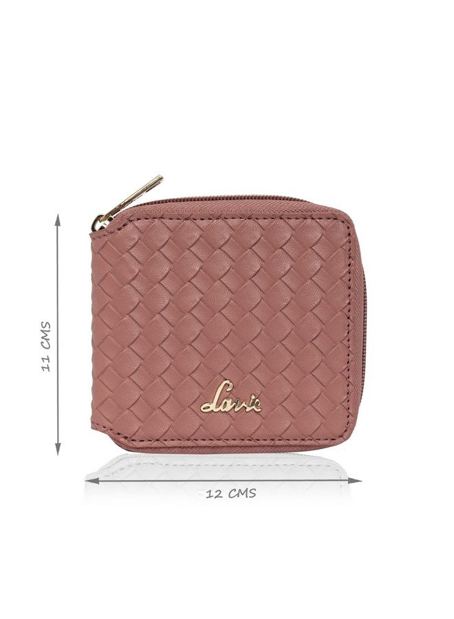 Lavie Women's Bot Pro Compact Zip Around Wallet D Pink Ladies Purse Handbag - Image 4