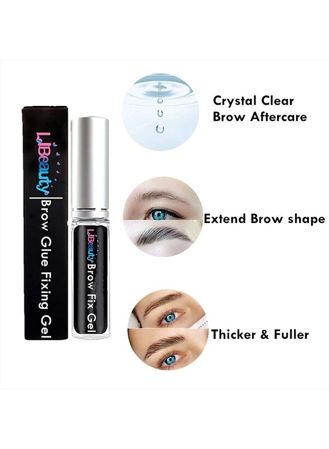 ICONSIAM Brow Lamination Glue, Brow Fix Gel, Clear Eyebrow Lift Glue Tools Professional Brow Lifting, Strong Eye Brow Perm Adhesive Easy to Use Water-Based, More than 50 Applications - Image 4