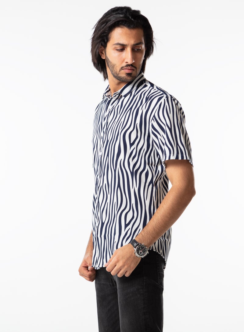 Dayton Men Zebra Beach Shirt  - Image 2