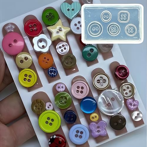 BHCCXZ 5Pcs 3D Sweater Knot Gel Nail Art Mold Arts Resin Buttons Molds for Accessories Supplies Cherry Bow Silicone Tools Nails - Image 5