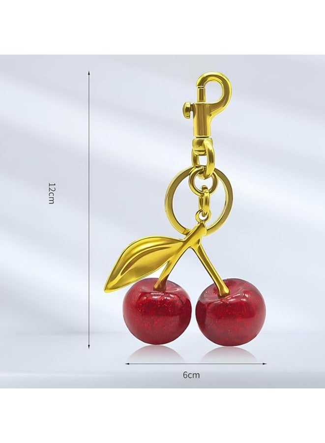 An elegant, fruity cherry-shaped medallion with a sophisticated and distinctive design — perfect for everyday decoration and a modern touch to travel and outdoor accessories! - Image 5