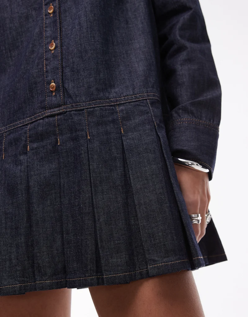 TOPSHOP Denim Mini Dress