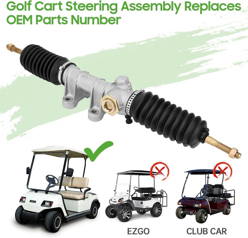 10L0L Golf Cart Steering Gear Box Assembly for Yamaha G22 (2003-2007) Gas or Electric - Image 3