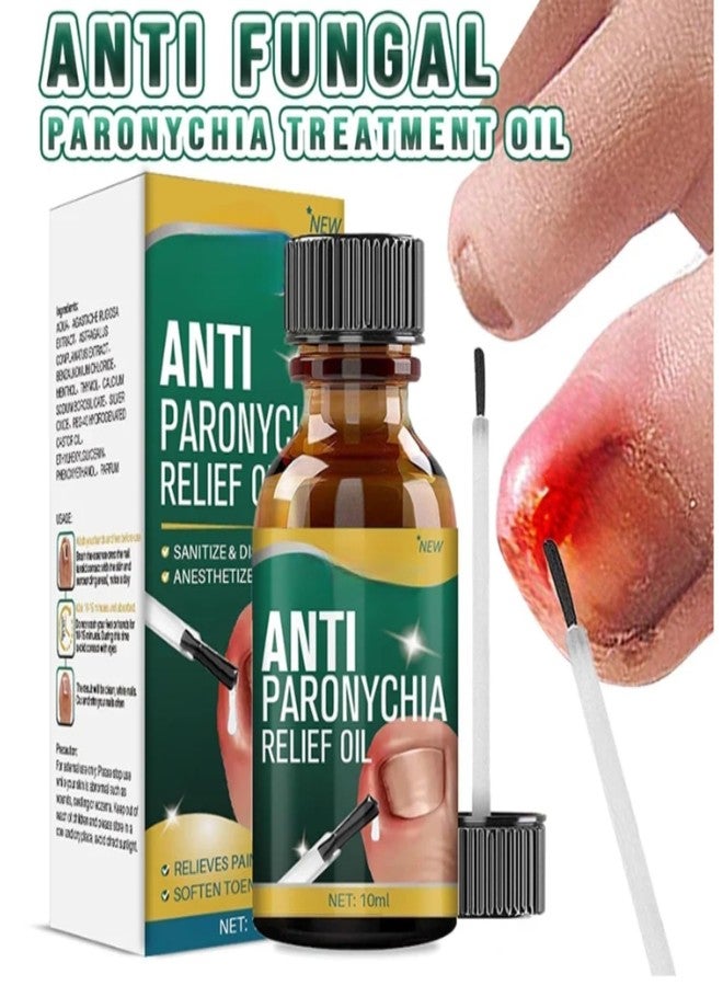 Perla Anti Paronychia Relief Oil 10ml | Natural Nail Infection Treatment Pain Relief & Disinfection for Swollen Skin, Ingrown Nails & Nail Inflammation | Anti-Fungal Nail Care Oil 10ml (1) - Image 4