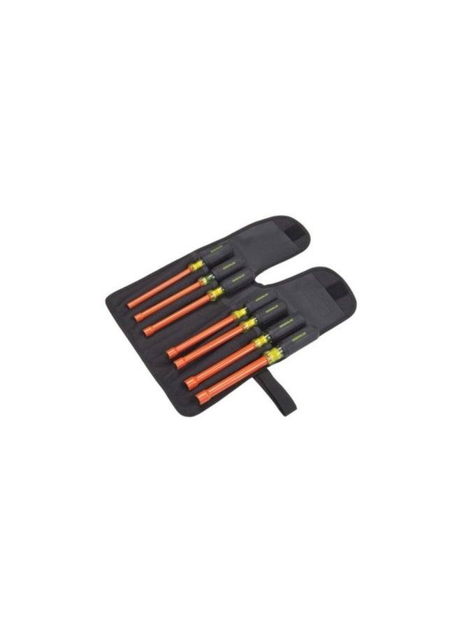 Greenlee Greenlee-Insulated Nut-Holding Nut Drivers, 7 Piece Kit(0253-03NH-INS) 