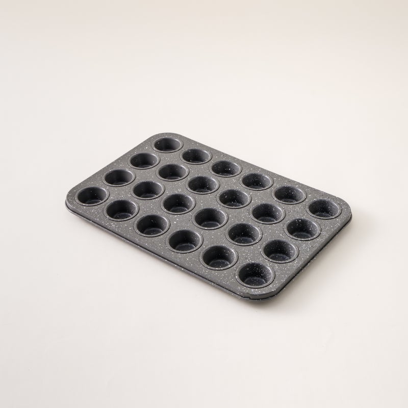 ألبرتو البرتو صينية مافن 24 أكواب من الصلب الكربوني 2.3*26* 38سم باللون الرمادي - Image 1