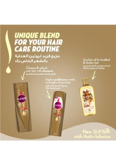 Sunsilk Serum Conditioner Hair Fall Solution Vitamin B3 Soy Protein And Castor Oil 340ml  - Image 5