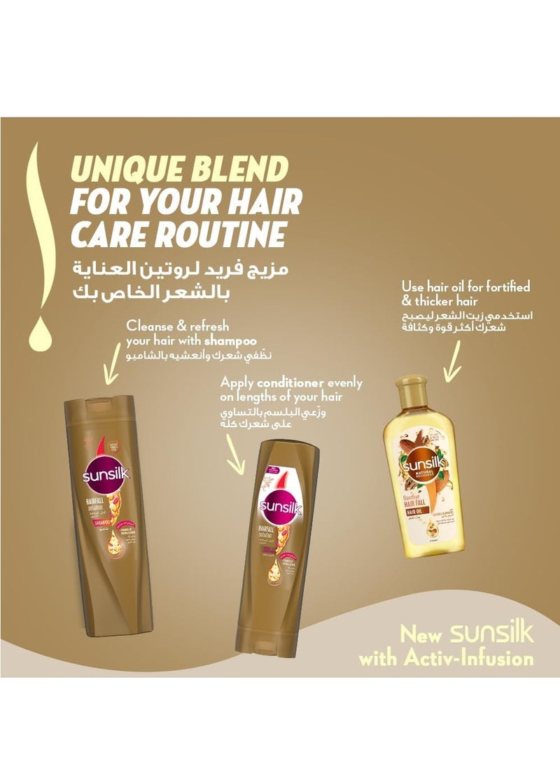 صانسيلك سيروم بلسم ومحلول لتساقط الشعر فيتامين ب3 وبروتين الصويا وزيت الخروع 340 مل - Image 5