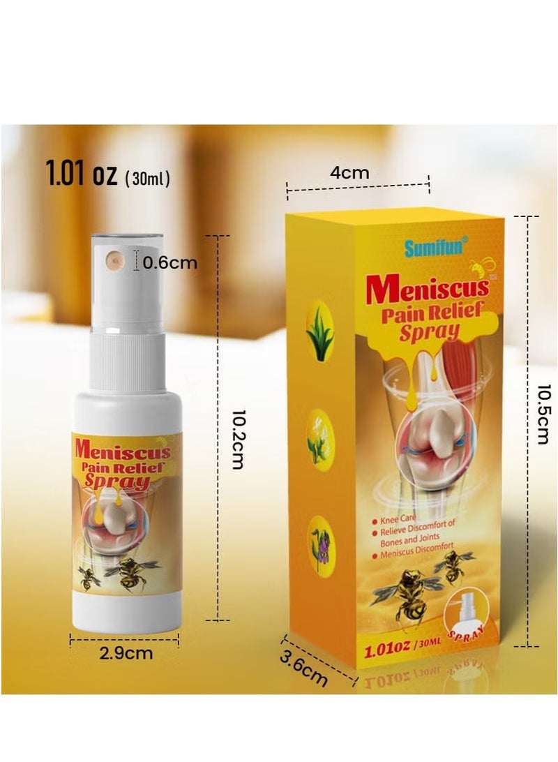سوميفون بخاخ لتخفيف الألم بخلاصة سم النحل – يهدئ آلام العضلات والمفاصل للركبة والقدم وآلام الغضروف – بخاخ تدليك سريع المفعول للالتهاب - Image 2