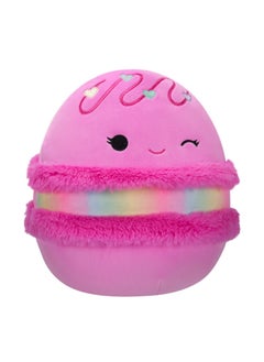 Squishmallows دبدوب صغير مقاس 3.5 بوصة قابل للتعليق بداخلية وردية تومض ، لعبة بلاش مصرح بها رسميًا من كيلي توي ، لعبة ناعمة ملونة ، هدية للأطفال ، البنات والأولاد ، لعبة قابلة للغسل تضغط عليها متعددة الألوان لجميع الأعمار  - Image 2