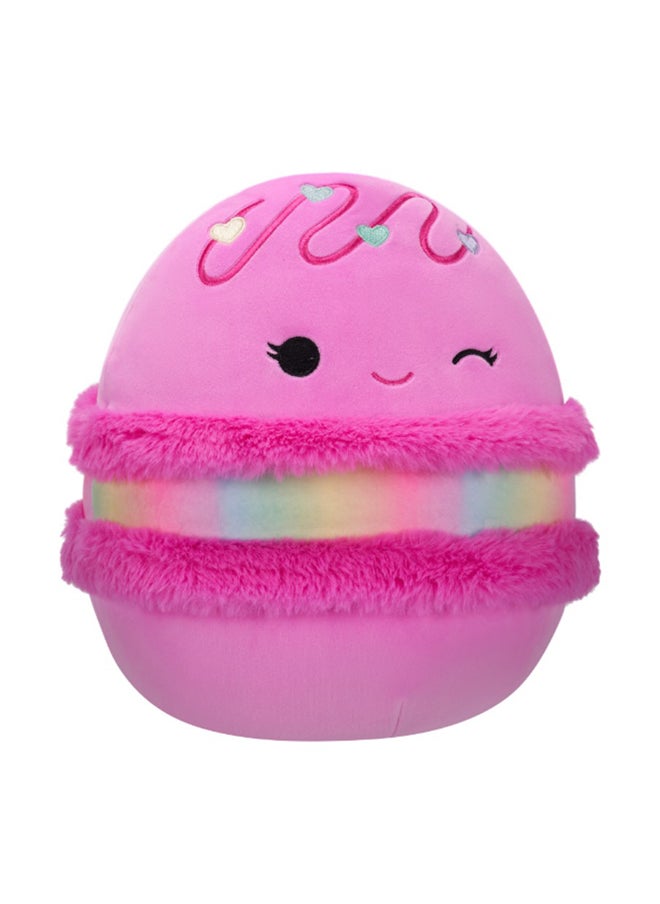 Squishmallows Little Plush 3.5 inch Clip-On Middy Winking Pink Macaron , Officially Licensed Kellytoy Plush Toy, Colorful Soft Toy, Gift for Kids, Girls & Boys Washable Squishy Stuff Toy Multicolor All Age  - Image 2