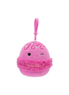 Squishmallows دبدوب صغير مقاس 3.5 بوصة قابل للتعليق بداخلية وردية تومض ، لعبة بلاش مصرح بها رسميًا من كيلي توي ، لعبة ناعمة ملونة ، هدية للأطفال ، البنات والأولاد ، لعبة قابلة للغسل تضغط عليها متعددة الألوان لجميع الأعمار  - Image 1
