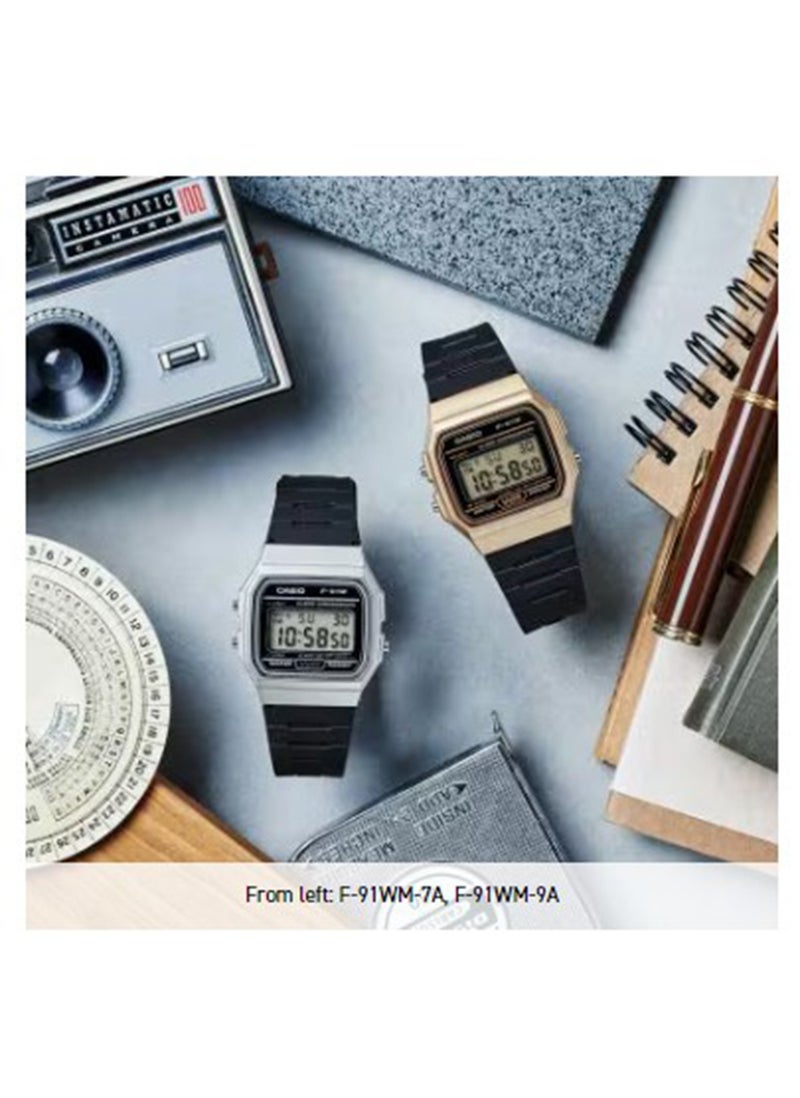 CASIO ساعة يد رقمية للجنسين F-91WM-9ADF - Image 2
