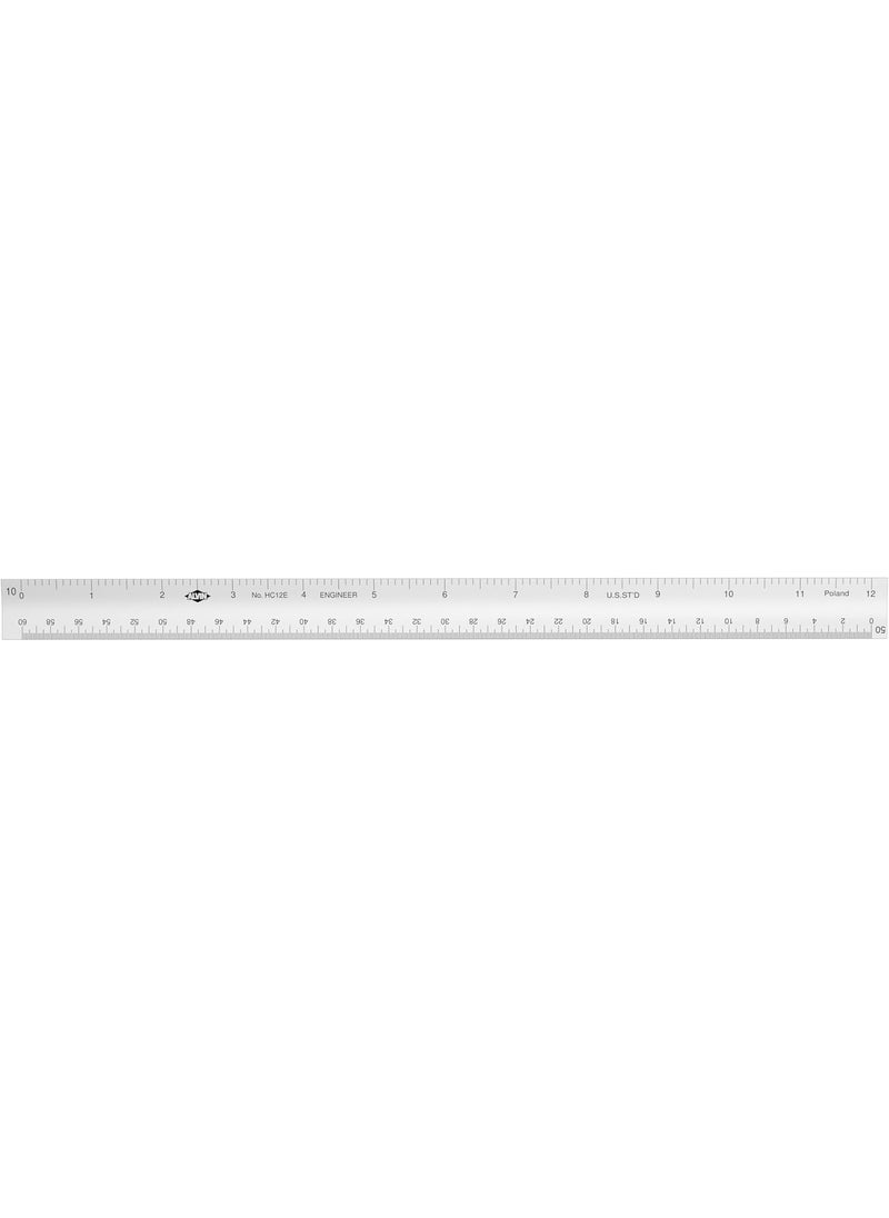 Alvin ALVIN Aluminum Engineer Triangular Scale 12 Model HC12E Hollow Multipurpose Ruler for Drawing Planning and Design Drafting and Architecture Tool 12 Inch  - Image 1
