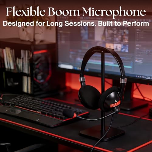Metaind USB Headphone with Noise-Canceling Mic | Ideal for Teams, Zoom, Office & Call Center Use | Comfortable Wired Headset for PC & Laptop | Model: Meta_MT440 (Black) - Image 4