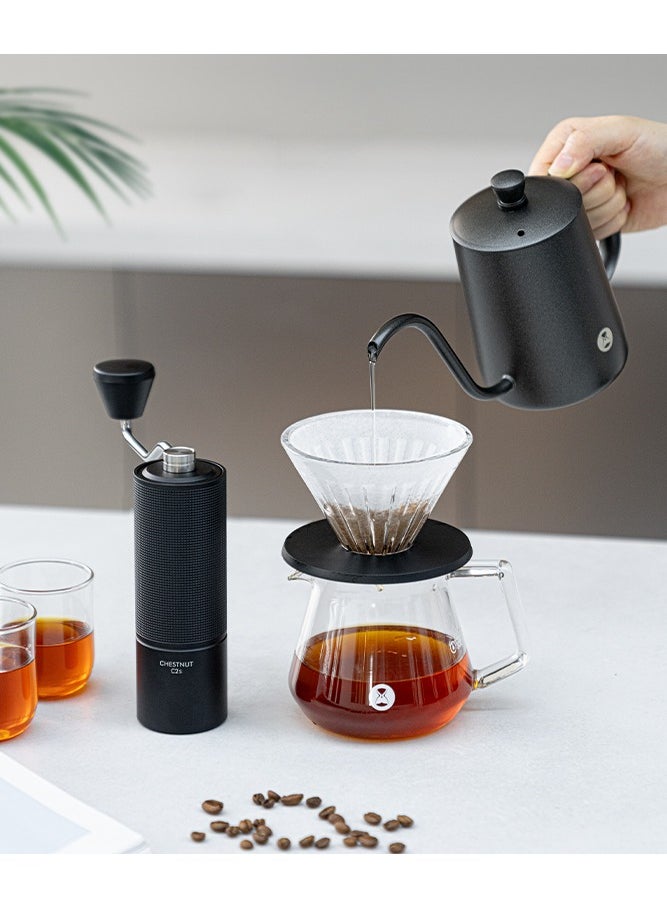 TIMEMORE - C3S Manual Coffee Grinder Solid Large Grain Condiment Grinder Settings Adjustable Multiple Grinding Modes Stainless Steel Non Slip Detachable Portable Suitable for Home Travel or Camping - Image 1