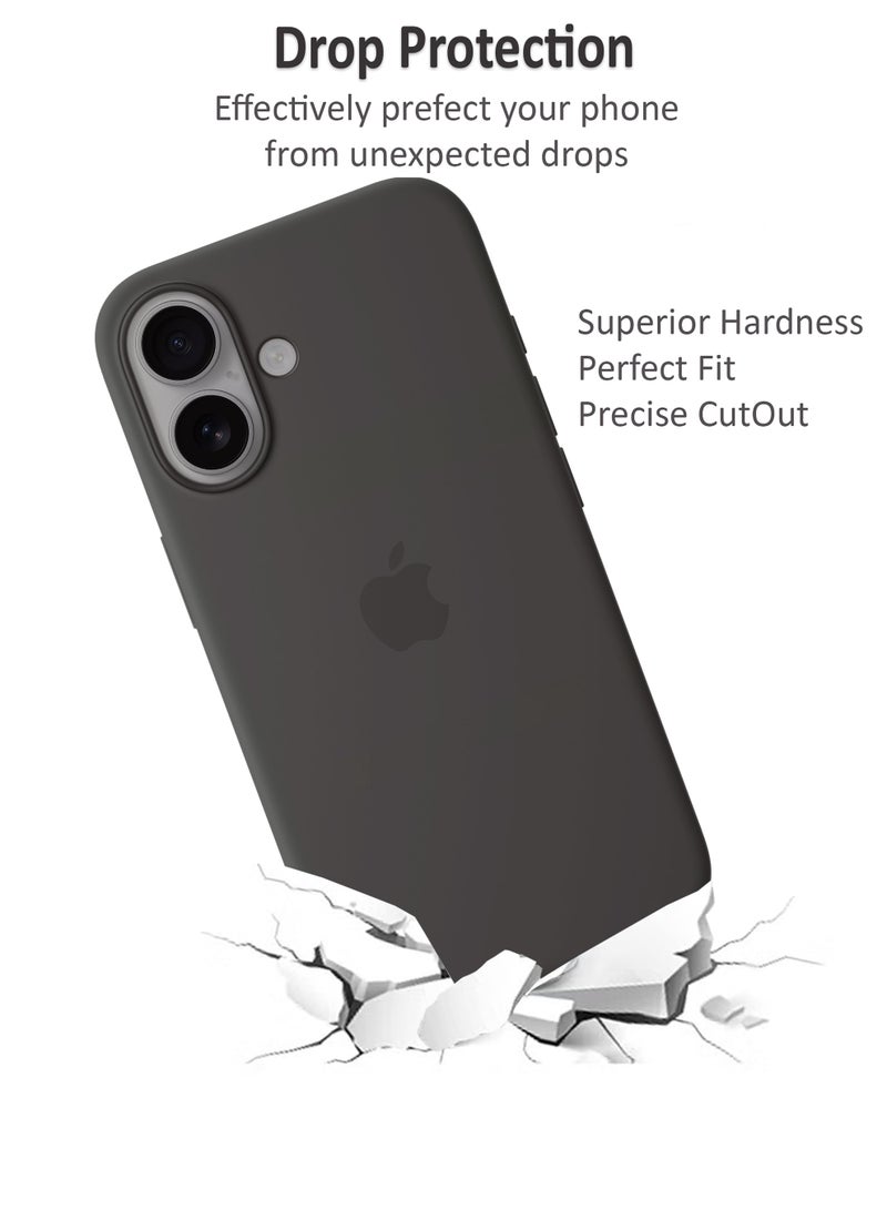 ولديك جراب فاخر لهاتف Apple iPhone 17 | غطاء سيليكون فاخر مصمم خصيصًا لهاتف Apple iPhone 17 | جراب Apple iPhone 17 مع حماية من الكاميرا والسقوط، غطاء خلفي رفيع واقٍ لهاتف Apple iPhone 17 - رمادي حجري - Image 3