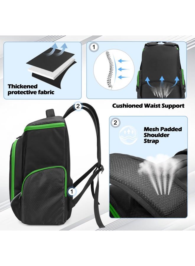 Trunab Gaming Console Backpack Compatible With Ps5/Ps4/Ps4 Pro/Ps4 Slim/Xbox One/Xbox One X/Xbox S, Travel Carrying Bag Multiple Pockets For 15.6” Laptop And Accessories - Image 4