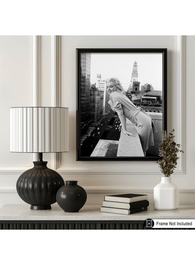 Poster Master ملصق مارلين - مارلين في نيويورك - فن الموضة - فن التصوير - فن بالأبيض والأسود - فن المرأة الأيقونية - فن المشاهير - ديكور أنيق لغرفة النوم أو المكتب - 8X10 فن جداري غير مؤطر - Image 3
