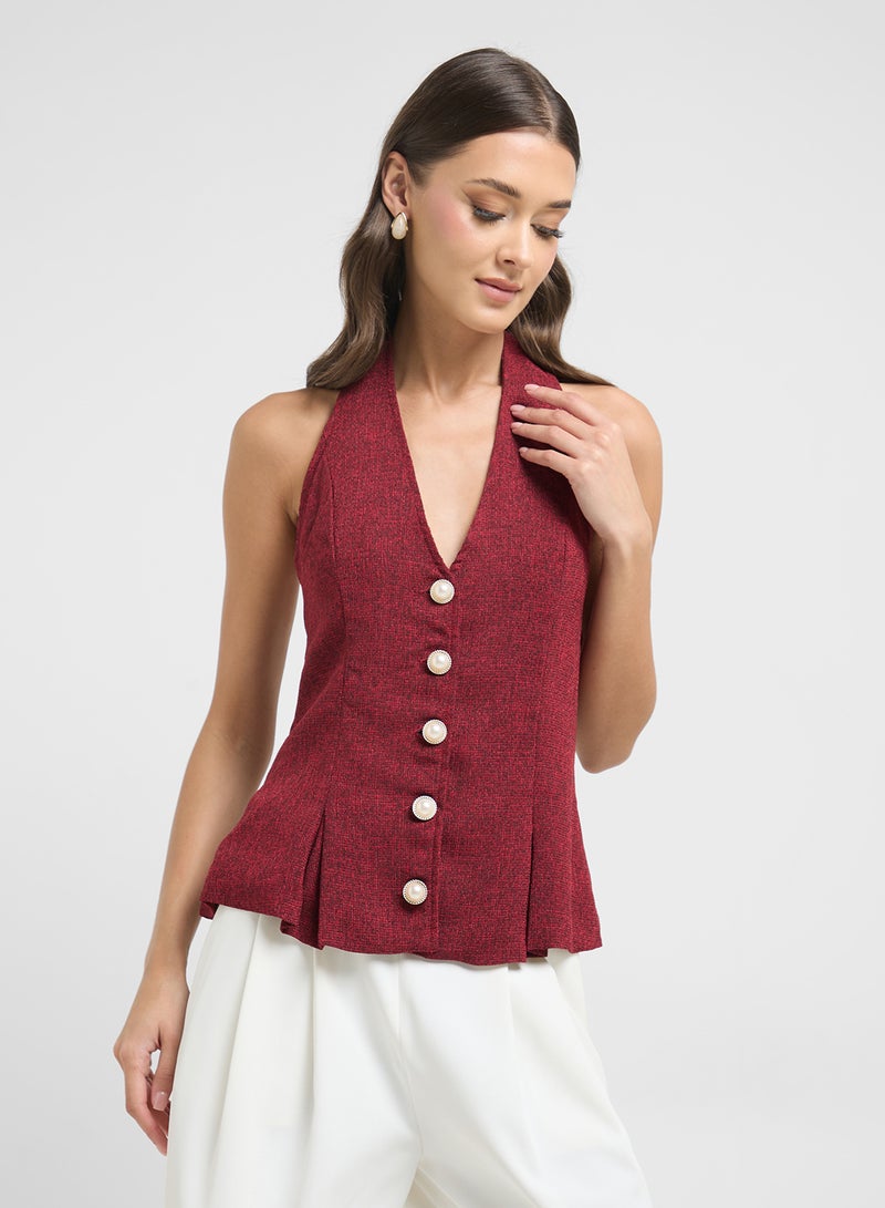 ELLA Haltern Neck Vest Top  - Image 1