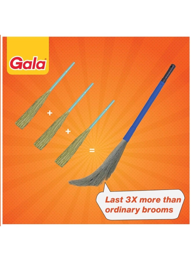 Gala No Dust Broom 2 in 1 with Extendable Handle for Ceiling and Floor Cleaning, Long Handle Jhadu - Image 3