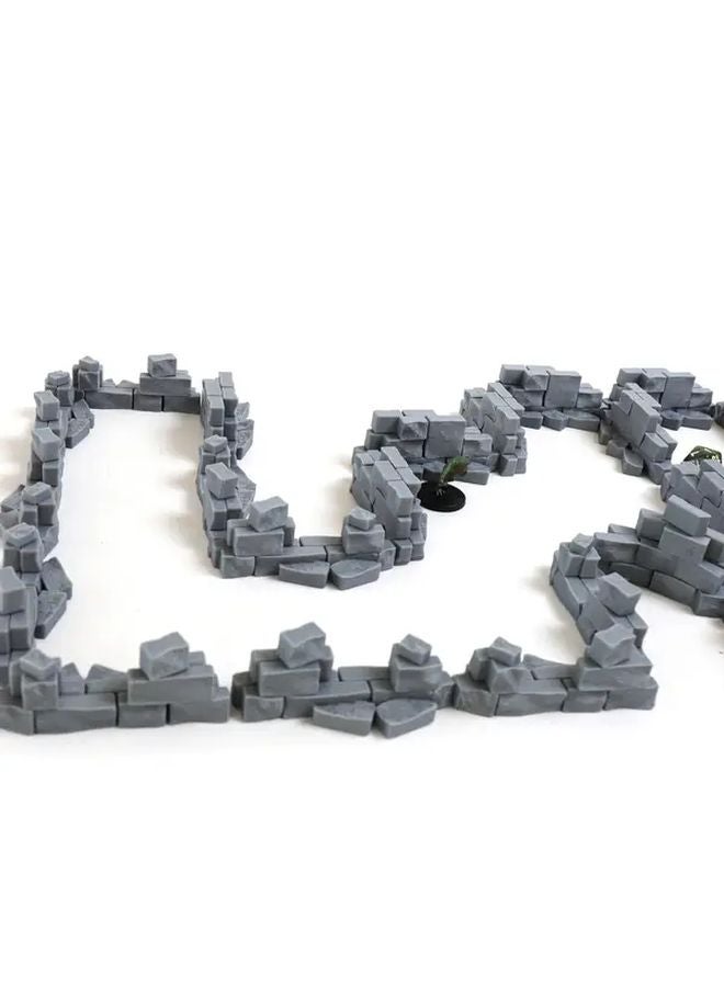 22 قطعة من حطام الجدران الحجرية المعيارية للزنازين، بمقياس 28 ملم، لمشاهد مصغرة لألعاب تقمص الأدوار - Image 5