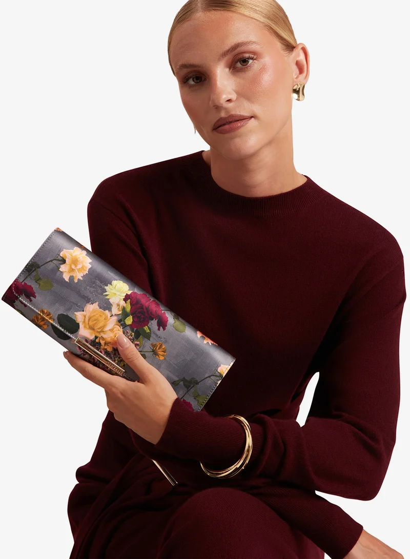Ted Baker Printed Elongated Evening Bag
