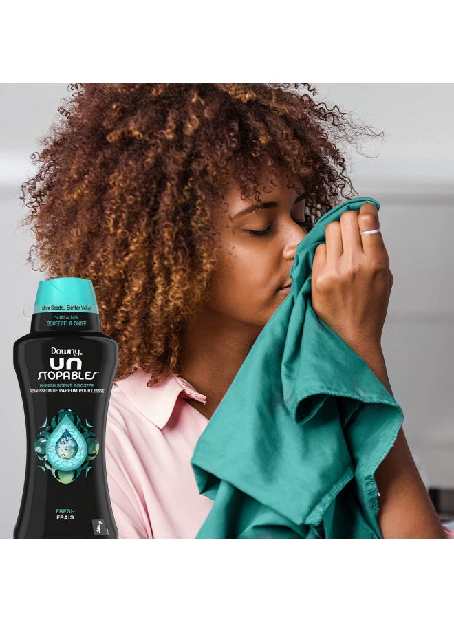 Downy Downy Unstopables Laundry Scent Booster Beads for Washer, Fresh Scent, 20.1 Oz  - Image 5