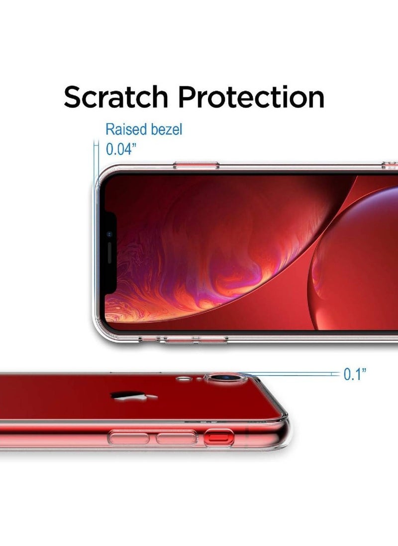 Iphone XR Case Clear Transparent Reinforced Corners TPU Shock-Absorption Flexible Cell Phone Cover for Iphone XR