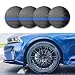 WINUERK 4PCS American Flag Wheel Center Caps Stickers 56mm22 Inch Wheel Rim Hub Caps Waterproof USA Flag Wheel Hub Center Cap Emblems Automotive Exterior Decals Accessories Fit Most Cars - Image 2