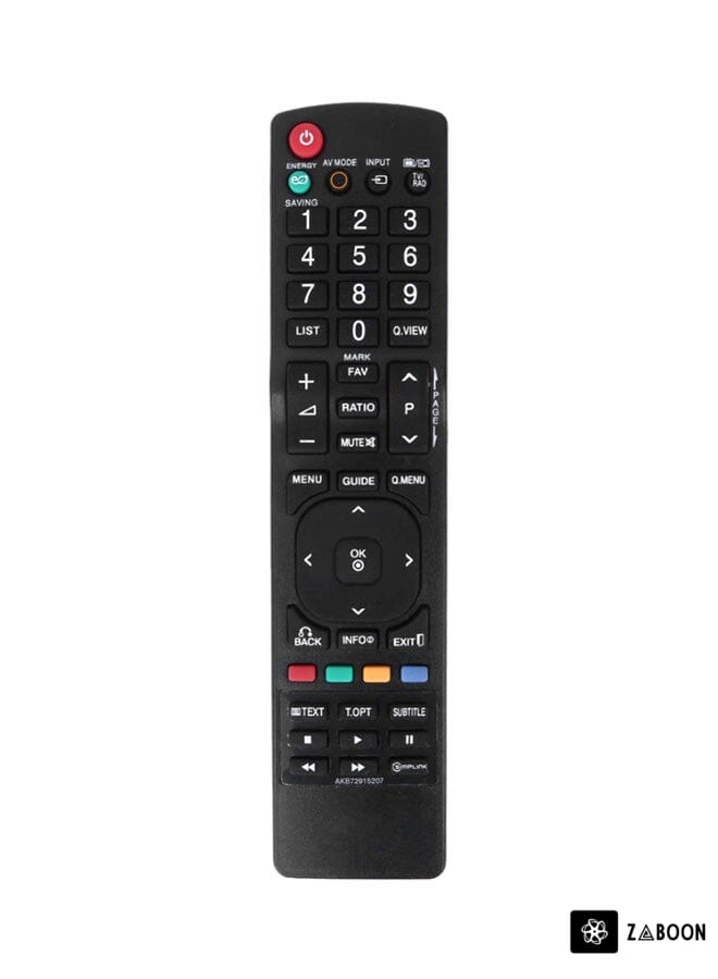 Zaboon Universal TV Remote Control For LG Smart TV Black