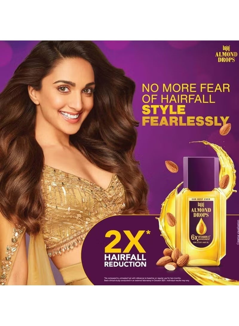 Bajaj Hair Oil with Almond Drops 200ml - Image 2