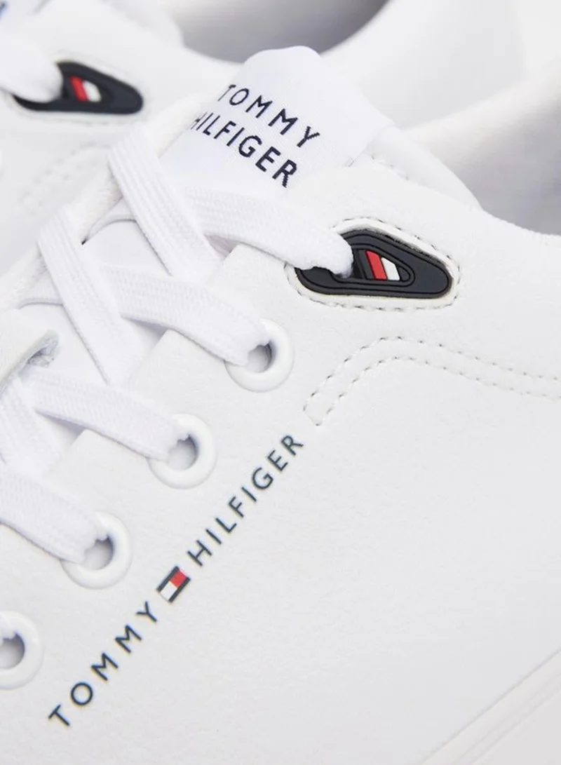 TOMMY HILFIGER White Vulc Low Top Sneakers for Men | Best Price UAE
