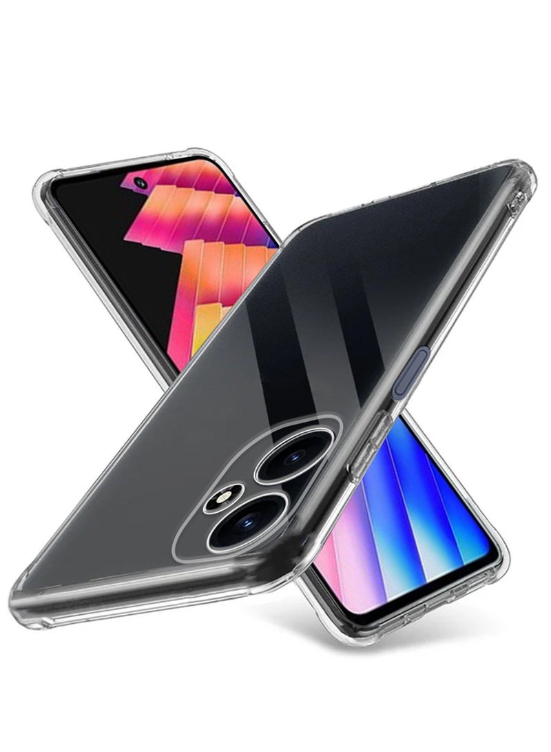 Techie غطاء خلفي شفاف مضاد للصدمات من TPU Soft Corner Ultra Slim لهاتف Infinix Hot 30 - Image 1