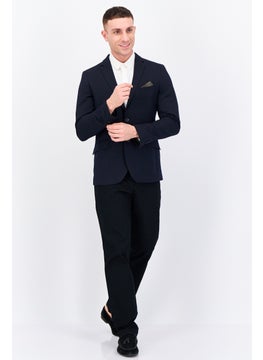 Men Slim Fit Long Sleeves Plain Blazer, Navy - pzsku/Z3F466A142B1385333E2CZ/45/_/1737641925/a1088fa3-338a-40d4-9b35-cf2a829b5e3c